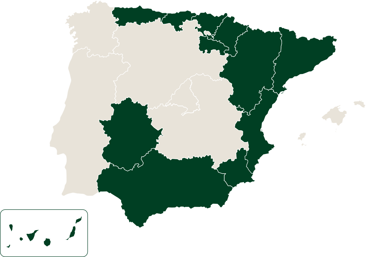 Mapa España Zonas de Carga<br />
