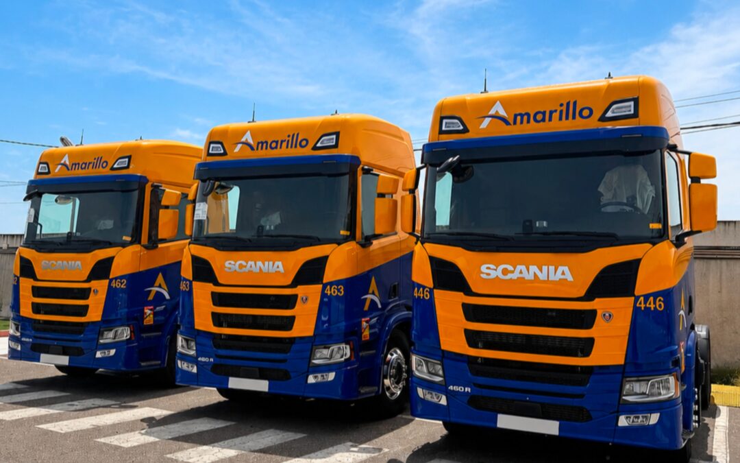 Cisternas Amarillo amplía su  flota con 18 nuevas tractoras Scania